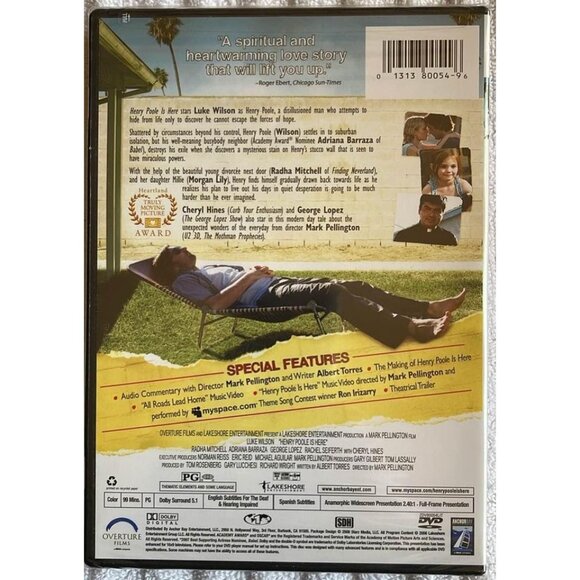 Henry Poole Is Here - DVD - New - Luke Wilson - Picture 2 of 3